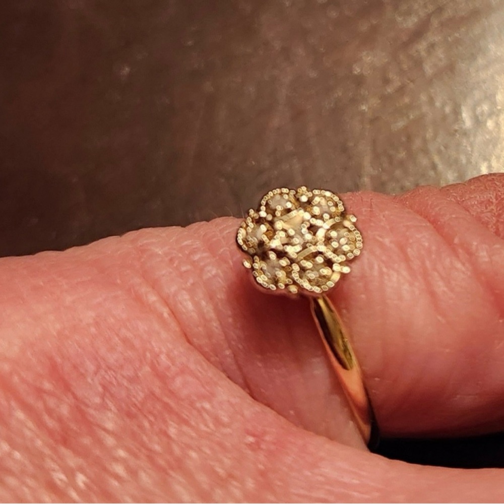 14k Gold Diamond Ring 6 - Picture 8 of 8